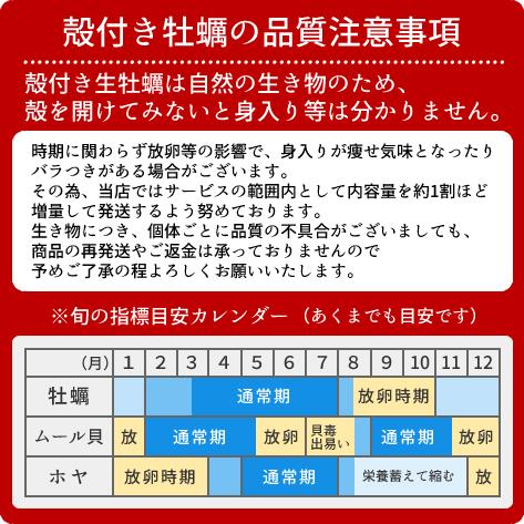 カキ 牡蠣 生牡蠣 殻付き 5kg 中 生食用 生ガキ 宮城県産 三陸漁師 格安 産地直送 お取り寄せ バーベキュー［ 父の日 ギフト 2024］｜1123｜10