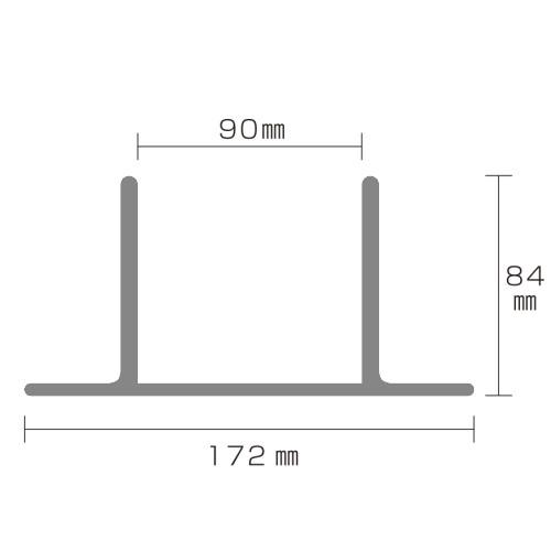 90角支柱用 アルミ製 固定金物セット [1個セット] つむ木90  (TS-90) つむぎ