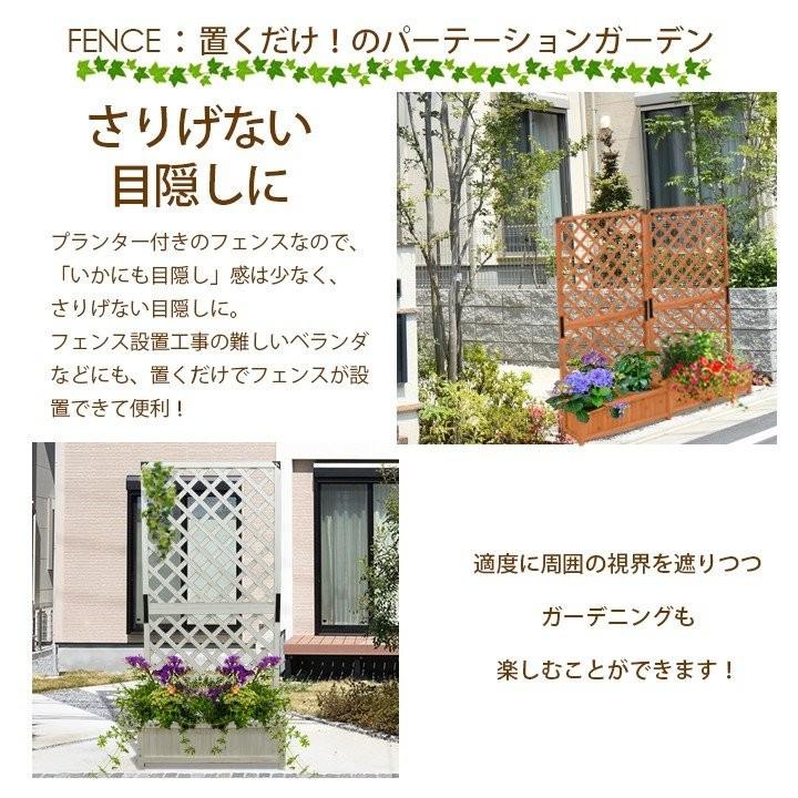 ラティス フェンス プランター付 木製 ブラウン トレリス 目隠し 花壇 ガーデニング 玄関 ベランダ 在庫限り 1352 003 ウッドデッキ エクステリア リーベ 通販 Yahoo ショッピング