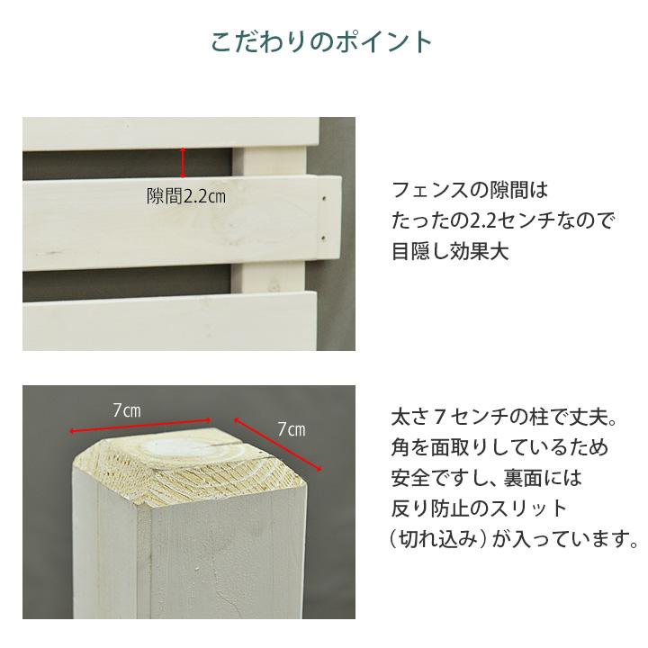 diy 木製ボーダーフェンス 3スパン/3枚+柱4本セット ナイル ダークブラウン 簡単 フェンスの画像