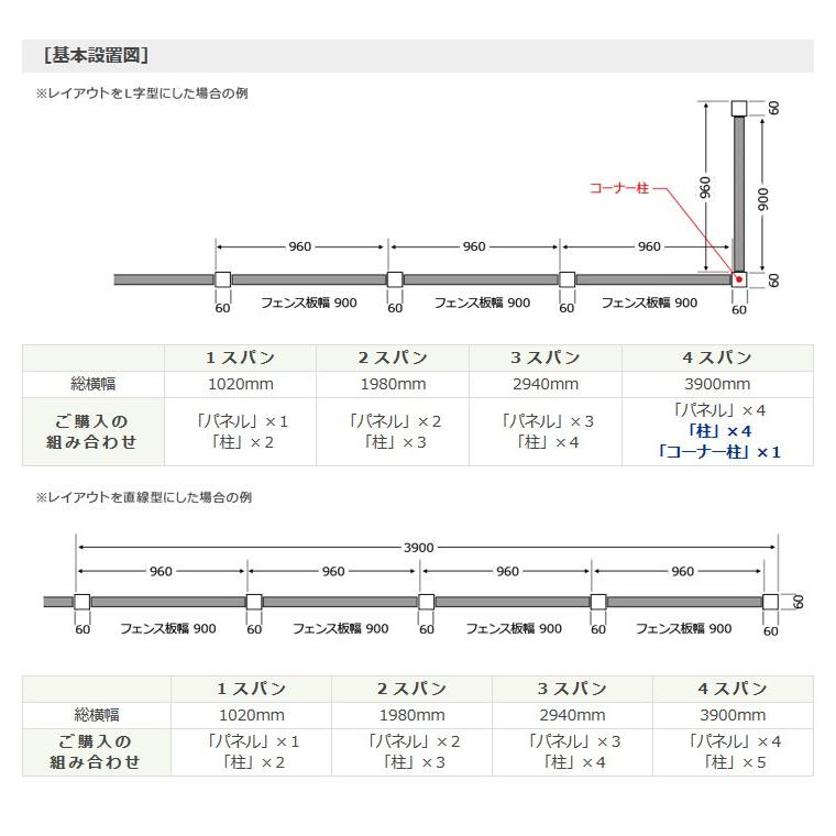 目隠し ルーバーフェンス アルミ 90×90cm ストレート支柱セット 外構 DIY ダークブラウン セーヌ 在庫限り｜1128｜11