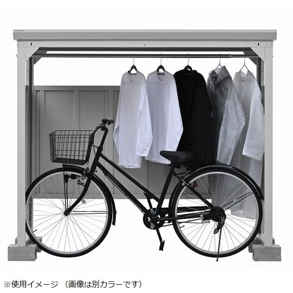自転車収納庫 高さ183cm サイクルダシーレ183 ブラック/アッシュグレー