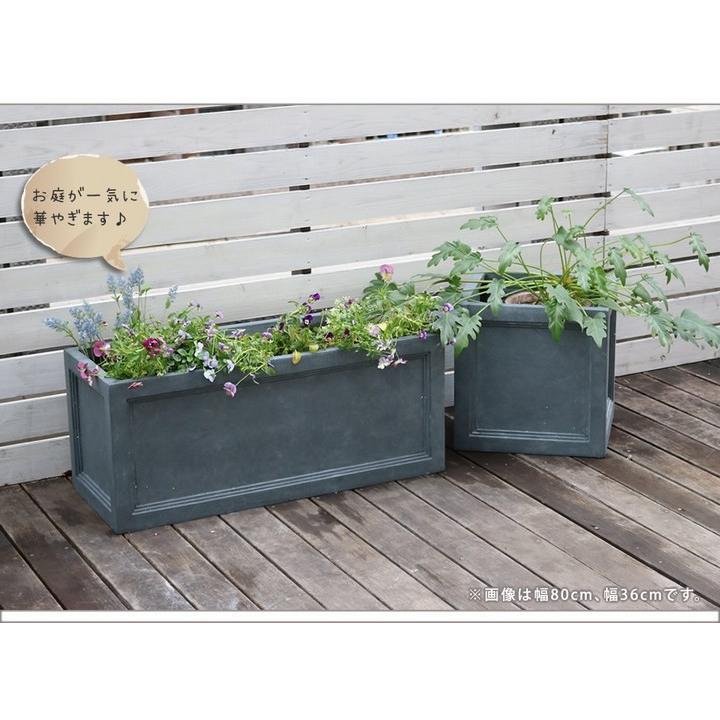 プランター 幅60cm グレー (UBST-600GRY) URBAN STONE 鉢カバー ガーデニング ※北海道＋3000円の画像