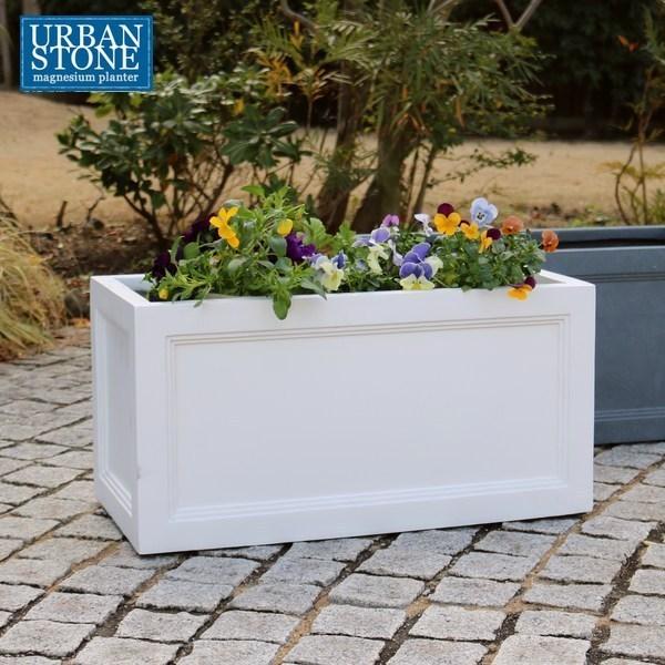プランター 幅60cm ホワイト (UBST-600WHT) URBAN STONE 鉢カバー ガーデニング ※北海道＋3000円