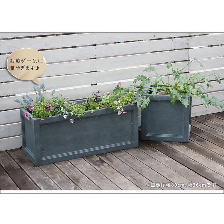 プランター 幅60cm ホワイト (UBST-600WHT) URBAN STONE 鉢カバー ガーデニング ※北海道＋3000円の画像