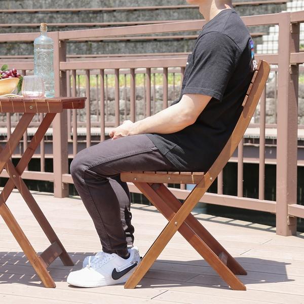 天然木 アカシア ブラウン (79444) 【わく】 折り畳み ※北海道+3000円