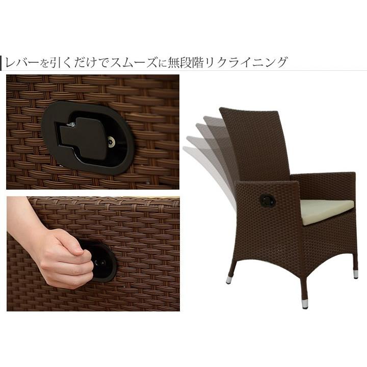 ガーデンチェア アウトドアチェア リクライニング ラタン調 おしゃれ 屋外 庭 デッキチェア グリス 002 ウッドデッキ エクステリア リーベ 通販 Yahoo ショッピング