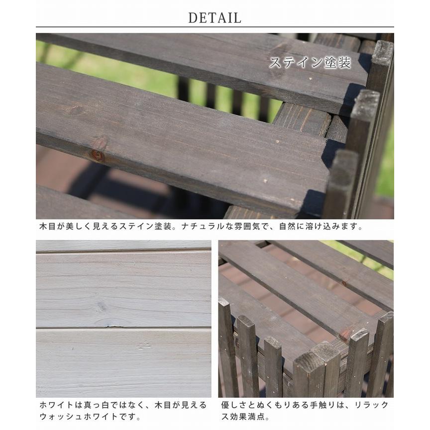 エアコン室外機カバー 幅92.5 ホワイト 縦格子 (AC-M925WHT) 木製 縦