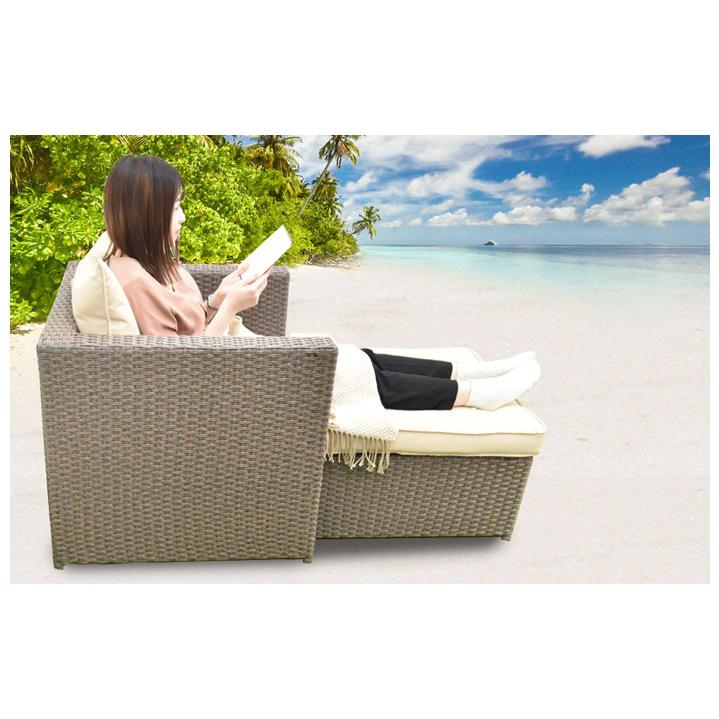 極美品　タカショー ガーデンチェアー マーレリクライニングシングルソファ 極美品 タカショー ガーデンチェアー マーレリクライニングシングル