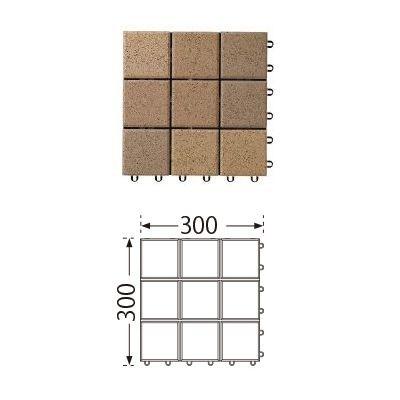 TOTO ベランダタイル バーセア MT01 セサミオレンジ [単品] 300角