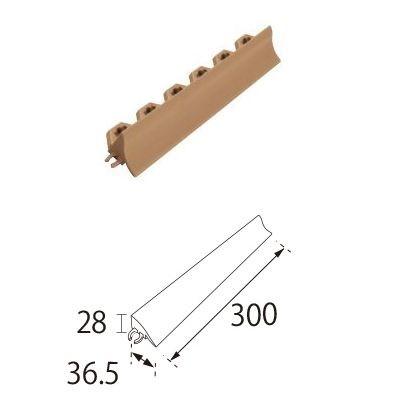 TOTO ベランダタイル バーセア 飛散防止部材 [平] ナッツブラウン [単品] ジョイントタイル バルコニー 屋外用 AP006CJ｜1128｜02