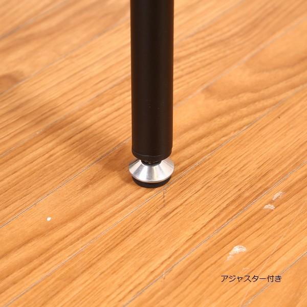 ダイニングテーブル 幅75cm 正方形 木目調 ナビア7575 ブラウン