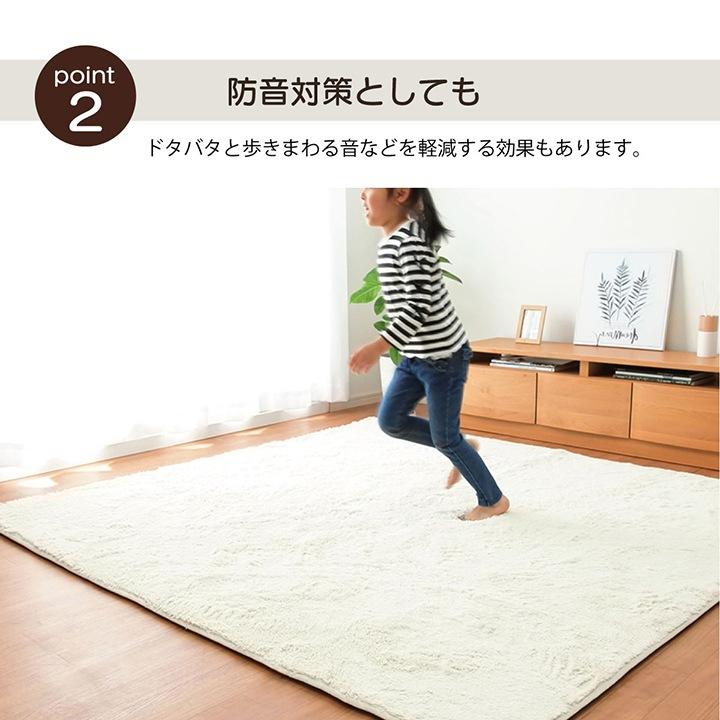 ラグ用 下敷き すべり止めマット 180×180cm 約2畳 ウレタン10mm ナイス ウレタン入りの画像