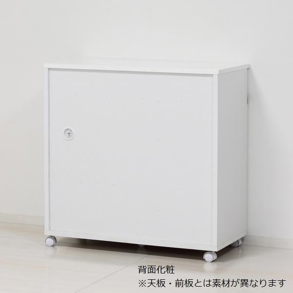 カウンターワゴン 白 カウンターレンジワゴン3D (23699) キッチン収納 クロシオ ※北海道・沖縄・離島送料別途見積の画像