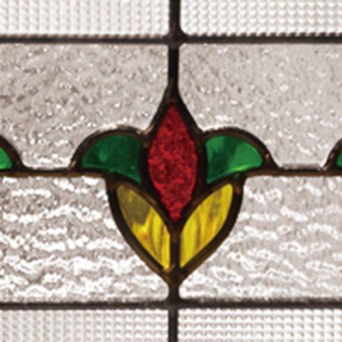 ステンドグラス (SH-K04) 180&times;380&times;18mm デザイン ピュアグラス Kサイズ （約2kg） ※代引不可