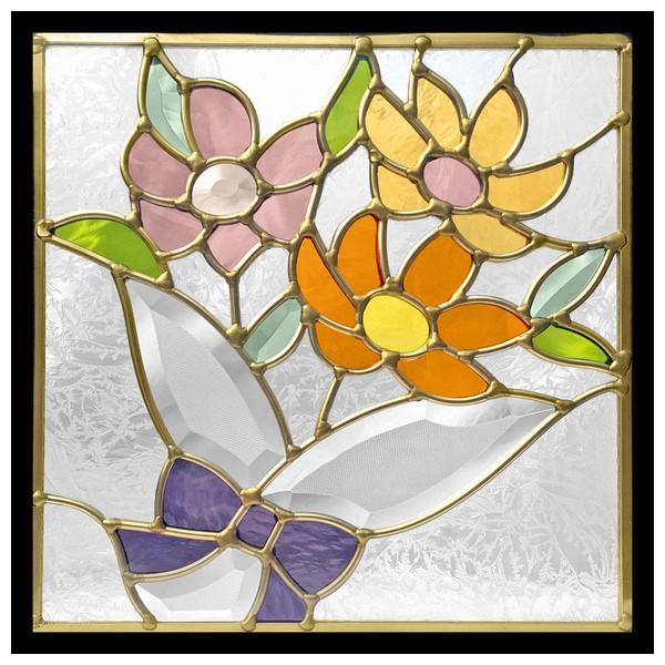 ステンドグラス　薔薇のブーケ ステンドグラス 薔薇のブーケ 【公式通販】