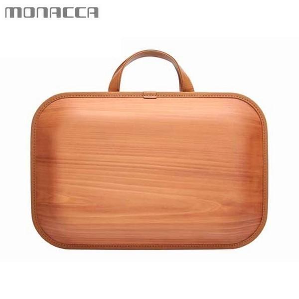 木のバッグ モナッカ monacca kaku （タンニン/モカエッジ） 木製 カバン 日本製  EIM1670089226(14586円)