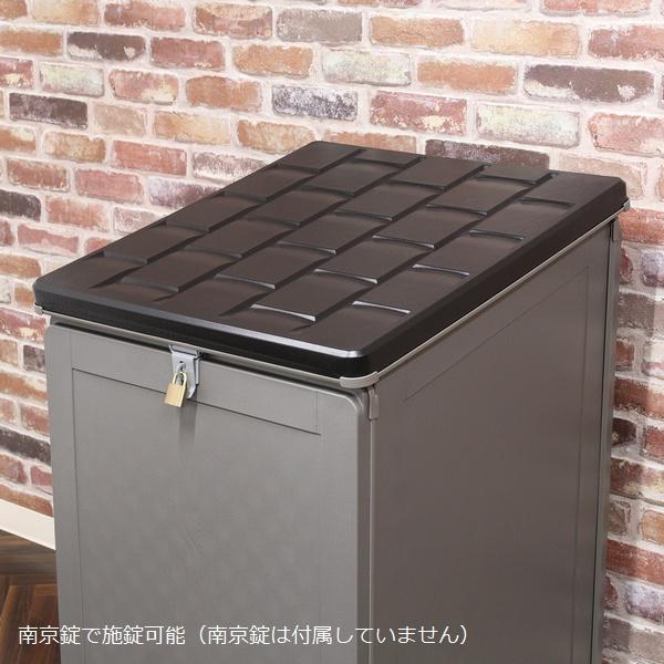 宅配ボックス　150L 宅配&収納ボックス 150L ブラック/グレー (50618) 上開き 鍵なし 大
