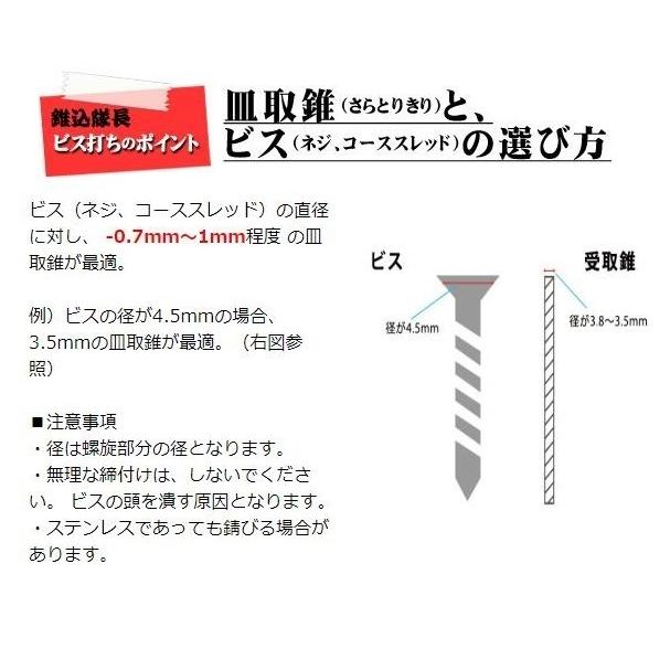 木ビス フレキ 錐込隊長 4.5×41 (400本入り) ブロンズ 十字穴 KT-41B