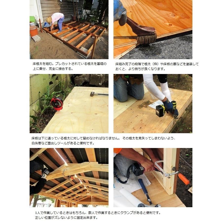 木製小屋 ランチャー （8×12type） 約8.6平米 2.6坪 ※関東限定 ※要荷降ろし手伝い｜1128｜09