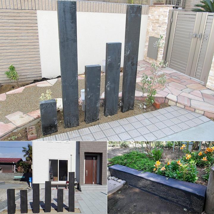 リーベ 枕木 FRP 120cm ダークブラウン 単品（1本）T13×W20〜21×L120 