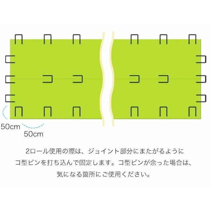 リーベ 人工芝 DIY ロール 幅1m×10m 芝丈 35mm 単品 パーク