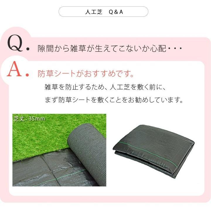リーベ 人工芝 DIY ロール 幅1m×10m 芝丈 35mm 単品 パーク