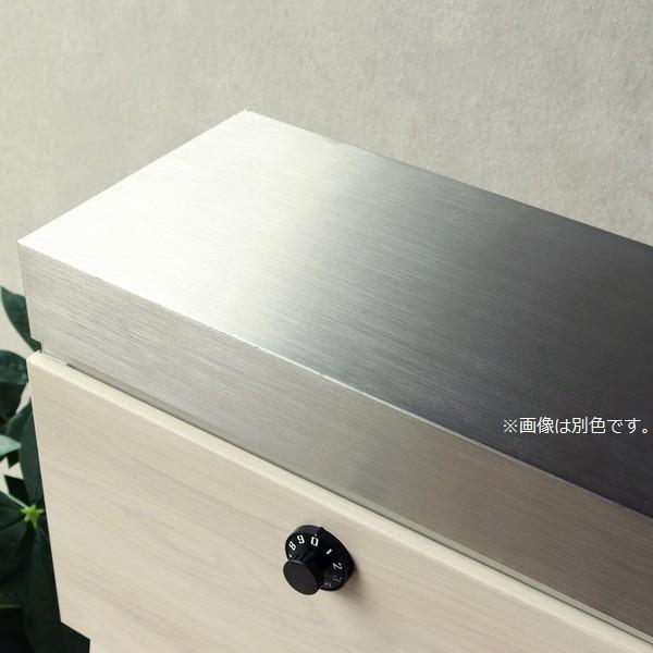 スタンドポスト Lexi レクシー ダークグレー/ブラウン木目 SDM-049