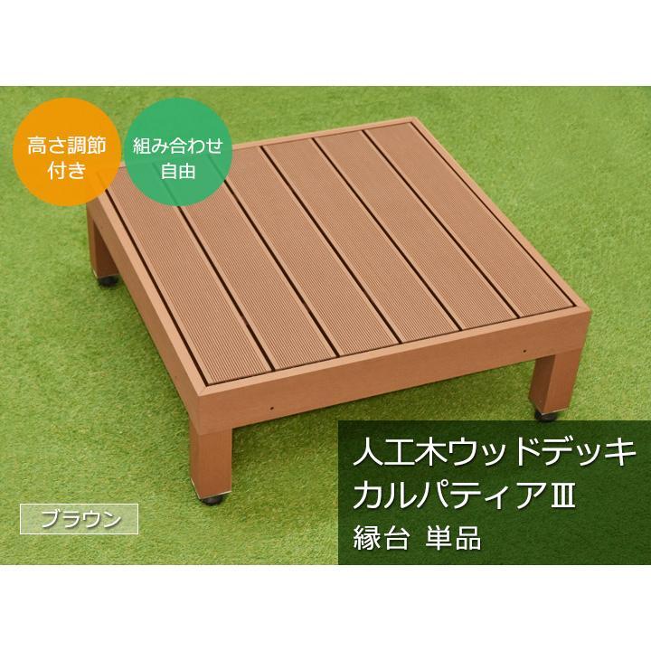 リーベ ウッドデッキ 人工木 縁台 0.25坪 単品 カルパティアIII