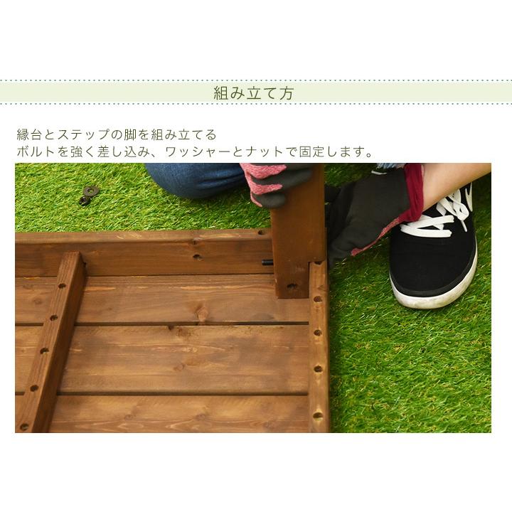リーベ ウッドデッキ セット キット DIY SPF天然木 7点セット リーベ ウッドデッキ セット キット DIY SPF天然木 7点セット