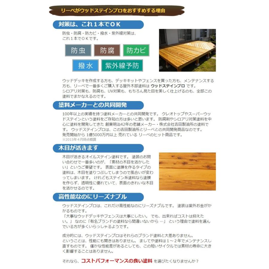 塗料　木材　油性　16L　パリサンダ　ウッドステインプロ　塗料の種類は油性