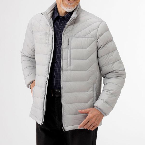 UNITED はっ水ダウンハーフコート キルトデザイン ポケット7箇所