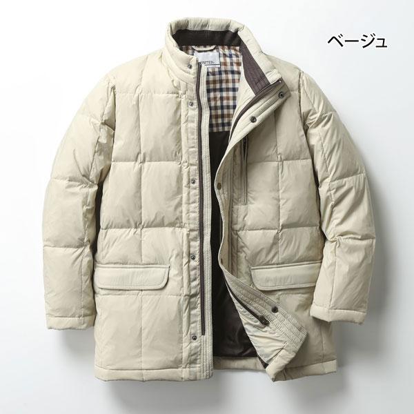 UNITED はっ水ダウンハーフコート キルトデザイン ポケット7箇所