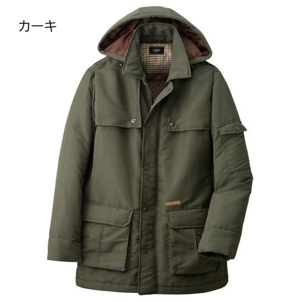 多ポケットフードジャケット 大収納トラベルジャケット 中綿入り