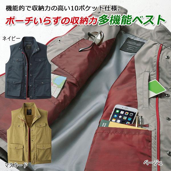 10ポケット多機能アクティブベスト 収納力抜群 撥水加工 春秋 40代 50