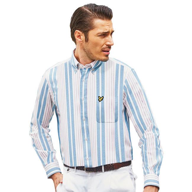 ★新品未使用★Lyle & Scott 形態安定シャツ Lサイズ 楽天市場】Lyle&Scott ライル＆スコット（カジュアルシャツ