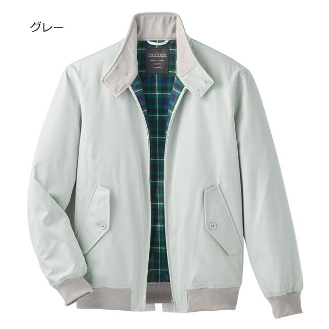 はっ水スイングトップ ブルゾン 便利な内ポケット 袖口衿裏リブ仕様