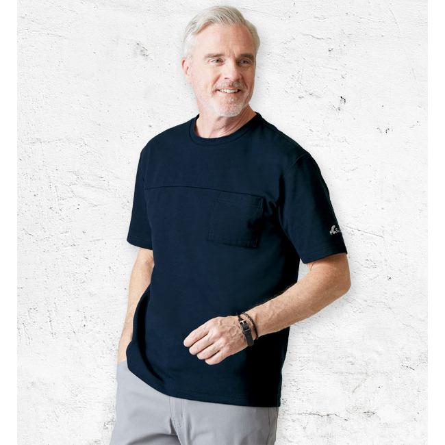 さらっと快適 裏メッシュTシャツ 同サイズ2色組 接触冷感 半袖 さらっと快適 裏メッシュTシャツ 同サイズ2色組 接触冷感 半袖