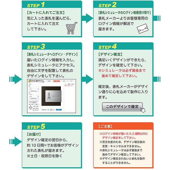 表札 アルミ鋳物表札 アペーゴ 丸太風塗装 美濃クラフト CAG-1