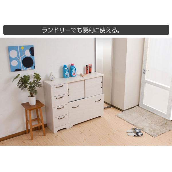 カウンター下チェスト 北欧風収納 引き出し式 幅30cm ホワイト FY-0037-NS_3