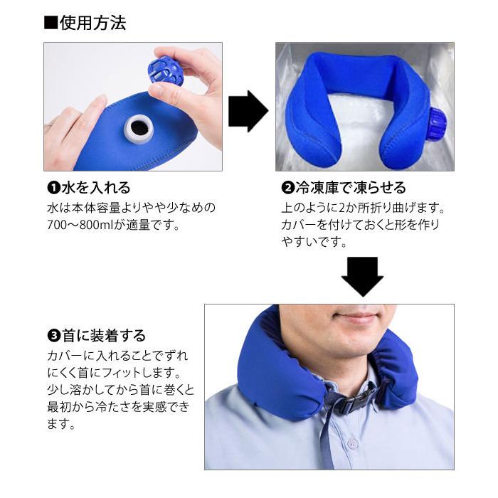 ダンシャットネッククーラー 水道水利用 熱中症対策 DANSHUT ウェット