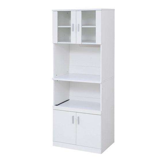 レンジ台 キッチン収納 レンジボード シンプルなホワイト 幅60cm FAP