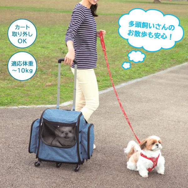 新品☆わんにゃんペットキャリー♪カートにもリュックにも☆c210 GOKIGEN キャリーわんにゃん カート付き大容量リュック ペット