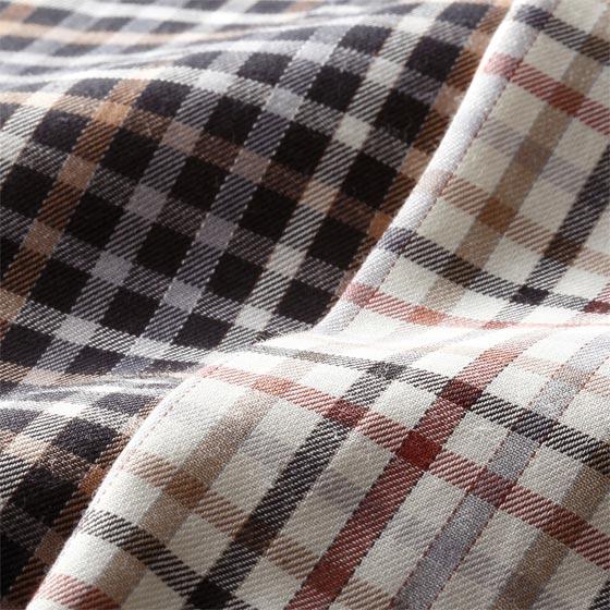 Pierucci ピエルッチ チェック柄シャツ2色組 長袖 カジュアルシャツ