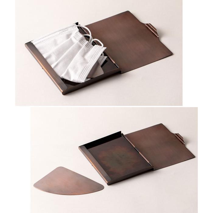 純銅 携帯フリーケース 銅のチカラで抗菌 マスク ハンカチ入れ : 1147