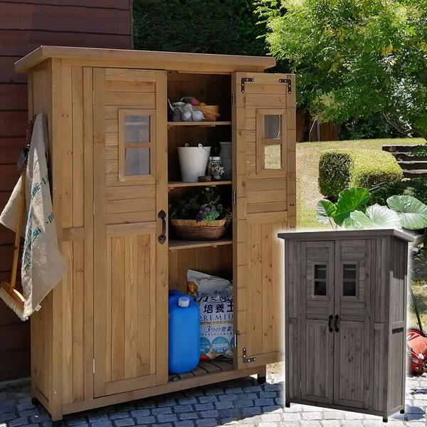 定番のお歳暮 冬ギフト 天然木杉材 薄型カントリー小屋 物置 ガーデニング道具入れ 自然素材収納庫 棚板取外し可 省スペース Kcsl1260 物置 車庫 住宅設備 Diy 工具 48 7 Studio212photo Com