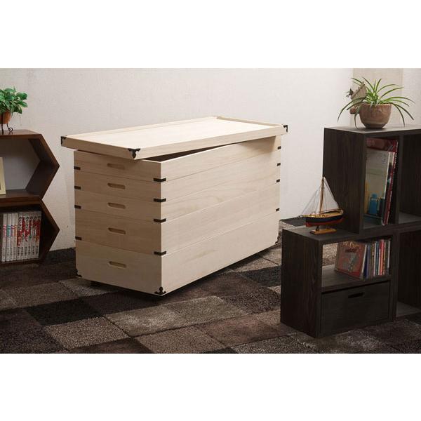 【美品】【送料込】高級桐製タンス　高級チェスト　衣装ケース　高級家具　ローボード 着物 箪笥 チェスト 収納 桐 桐たんす たんす 高級 完成品 105