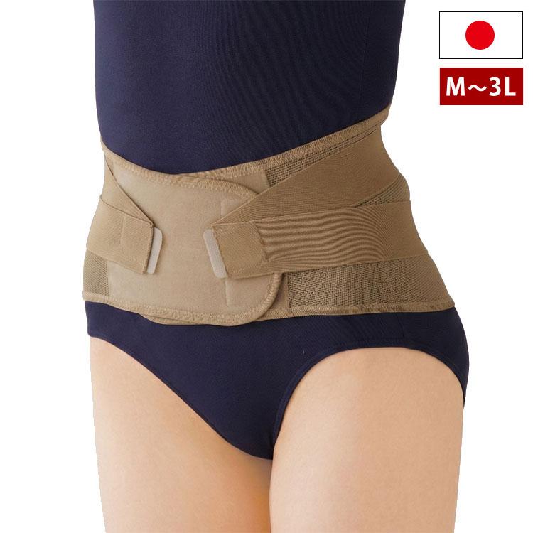 腰らく2重コルセット 腰痛ベルト 腰サポーター 2重ベルト 日本製 蒸れ
