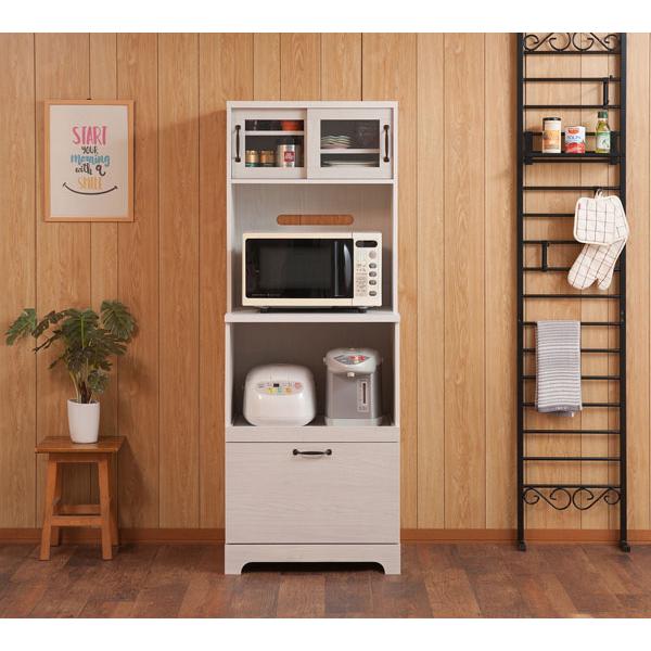 枚方市引き取り希望 キッチンボード カップボード キッチン 食器棚 フラップ扉付き大容量のキッチンボード【幅60cm】 通販【ニッセン】