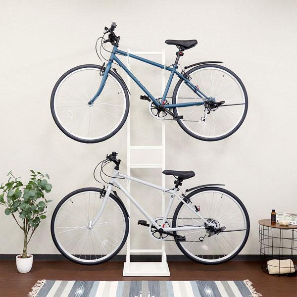 自転車スタンド 2台用 Lex レック 室内保管用 サイクルスタンド
